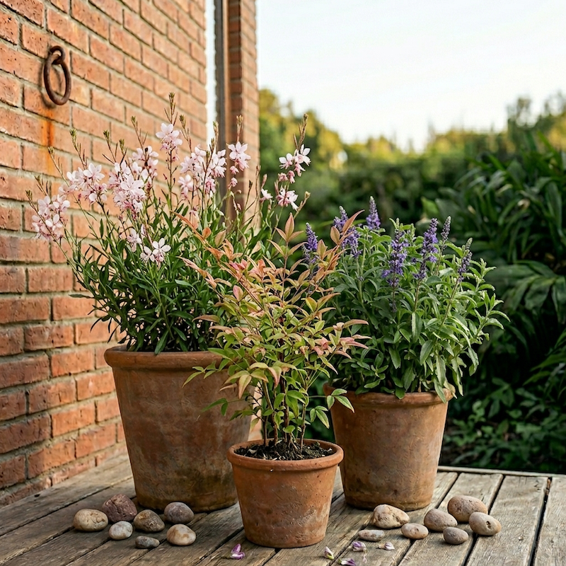 Pack Jardín Color — 3 plantas exterior 20% Dcto.