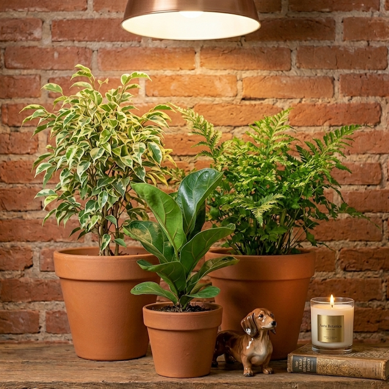 🌿 Pack Ficus & Verde — 3 plantas interior 20% Dcto.